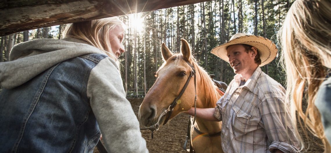 Family Horseback Rides in Banff, Canadian Rockies with Banff Trail Riders