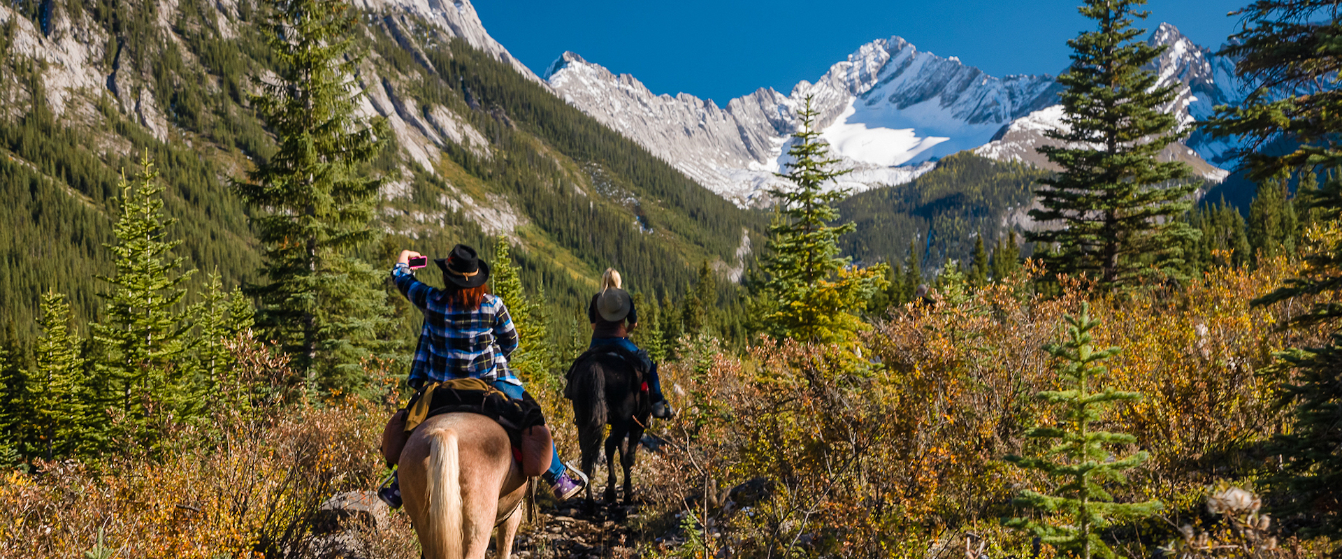 Sundance Explorer Backcountry Lodge Horseback Ride in Banff, Canadian Rockies with Banff Trail Riders