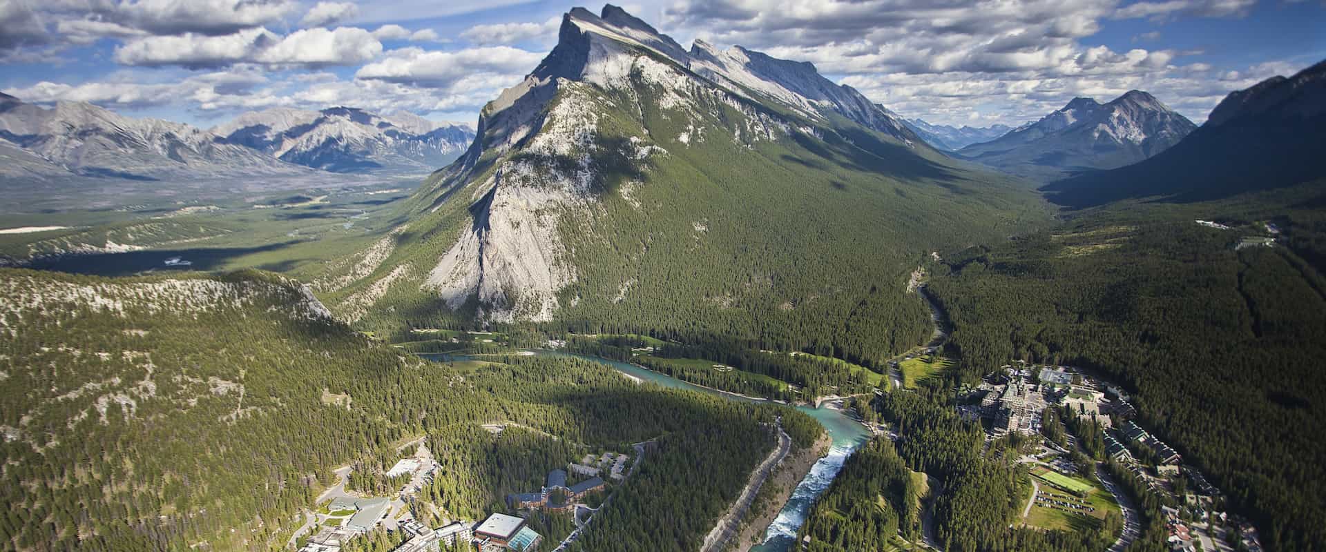 Banff National Park Aerial View