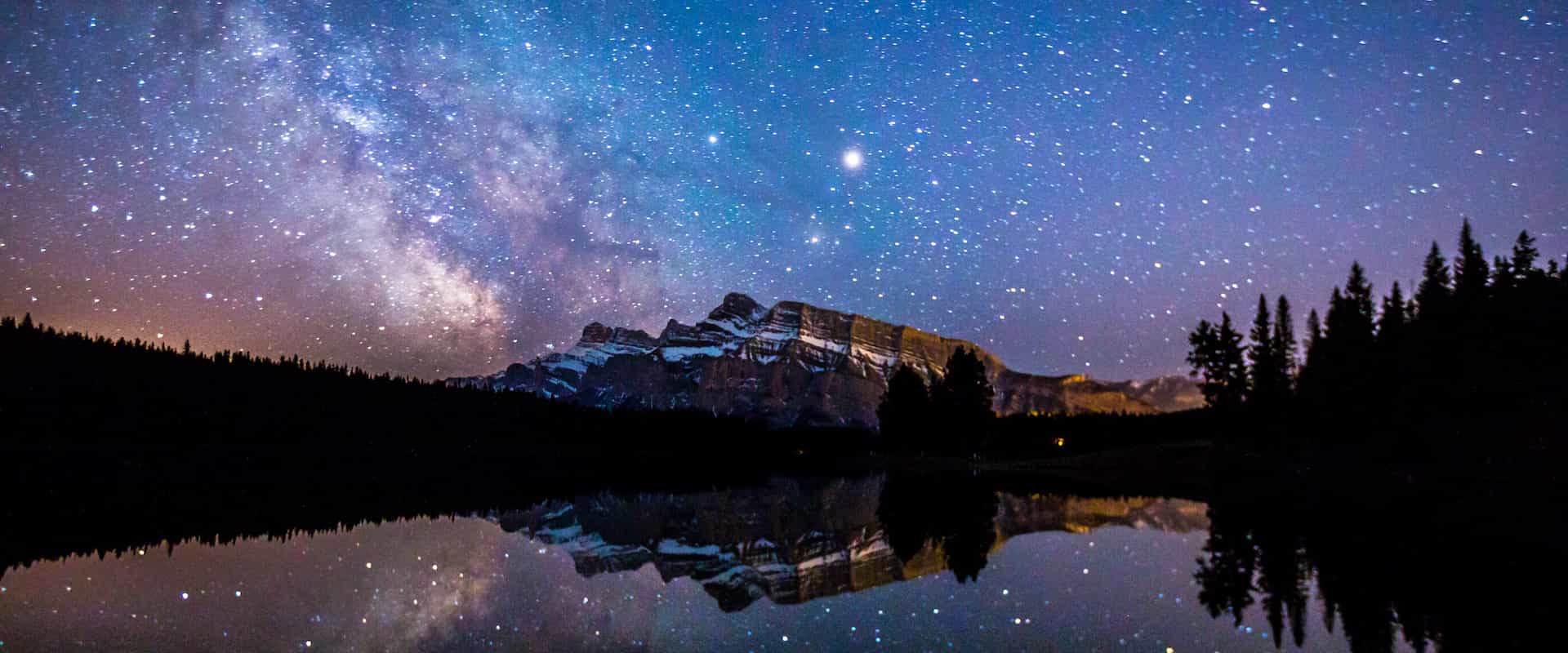 Night sky in Banff