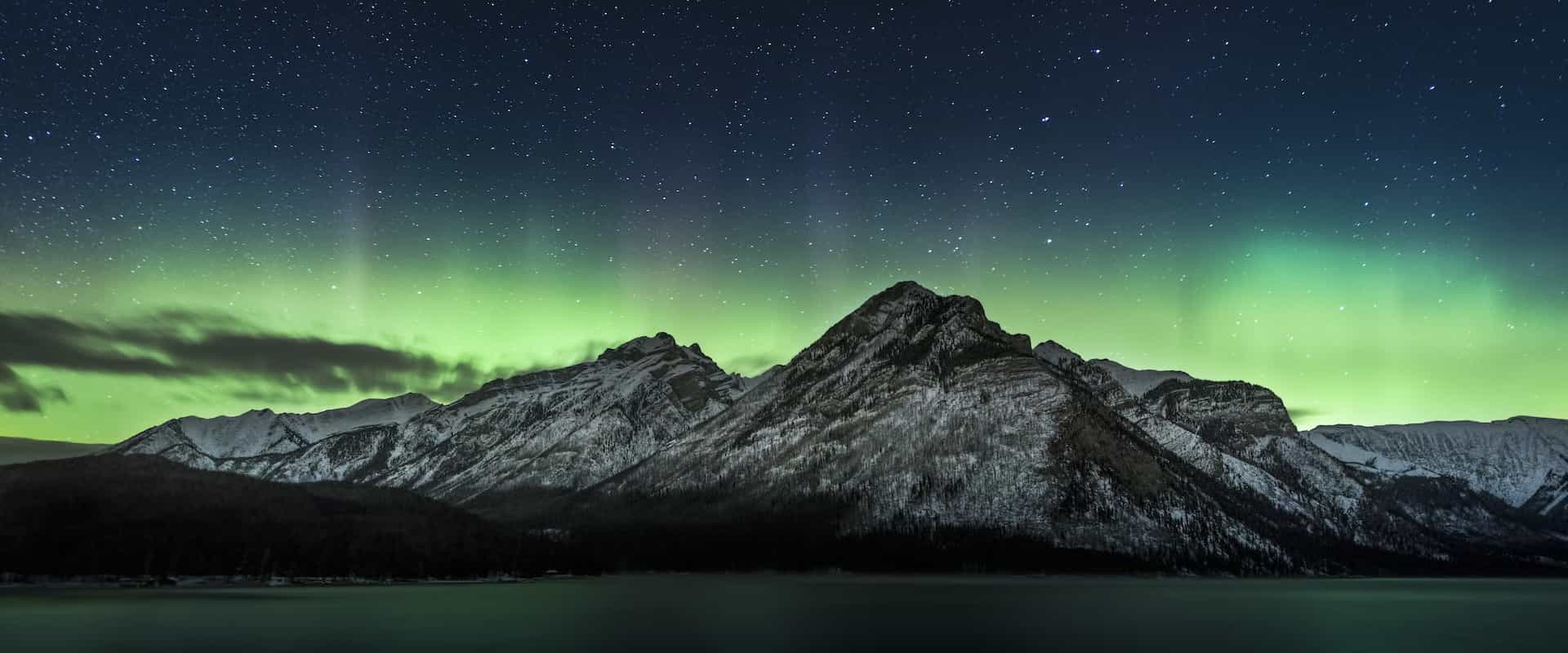 Northern lights in Banff National Park