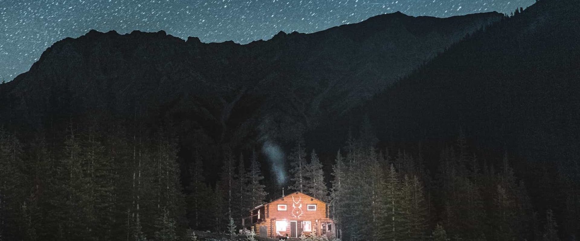 Night sky and stars at Halfway Lodge