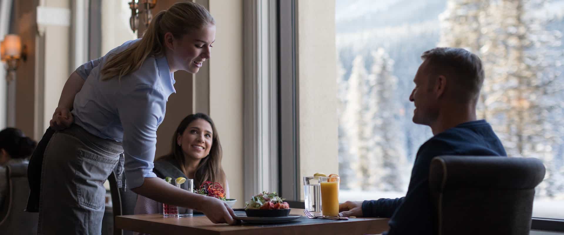 Dine at the Fairmont Chateau Lake Louise